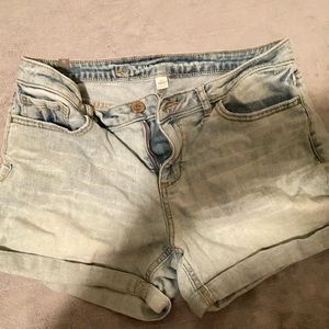 denim shorts
